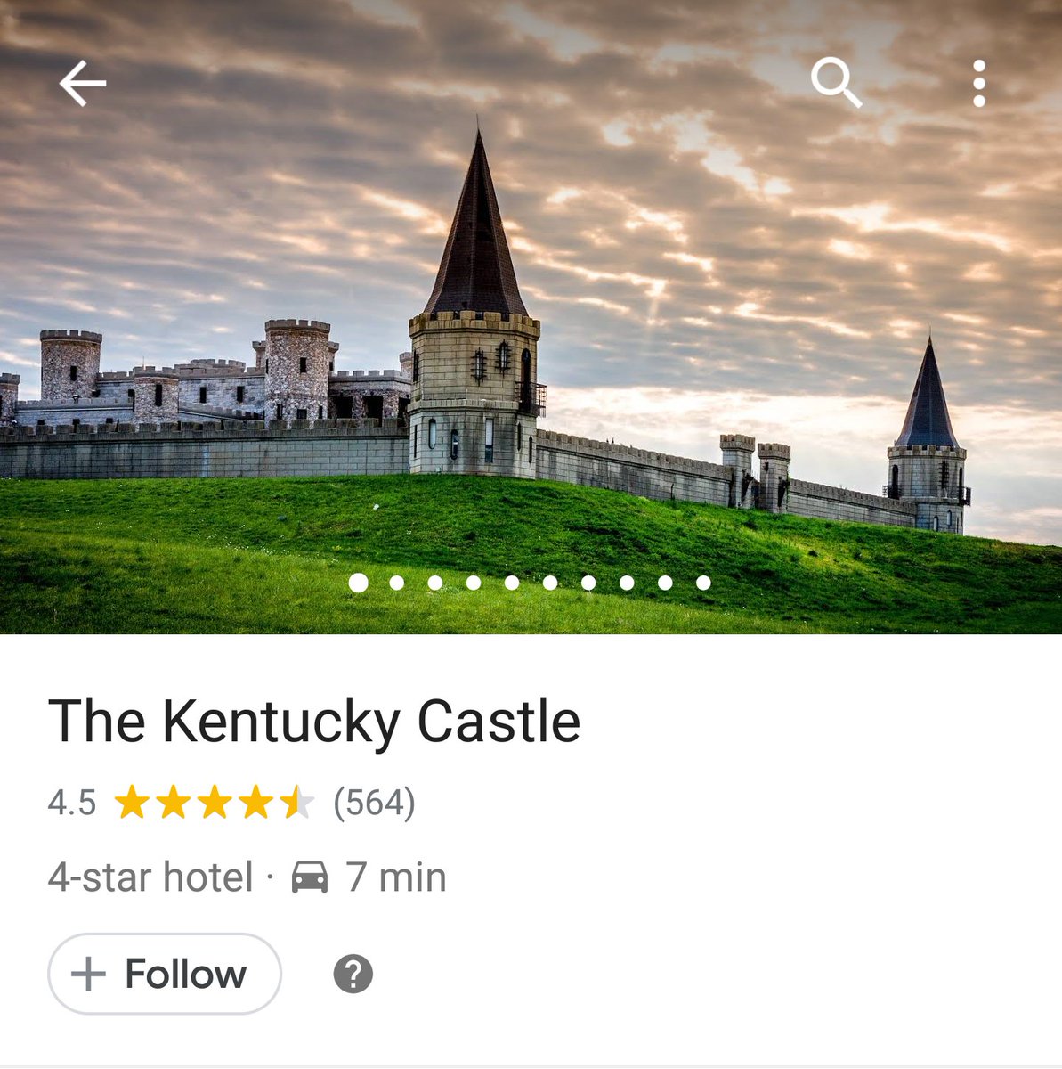 MilesWeRoam's tweet photo. Passed this awesome looking castle on our drive today and had to look it up! Who knew this was hiding in Kentucky? #roadTrip #Kentucky #rvlife https://t.co/mWRXxdowO1