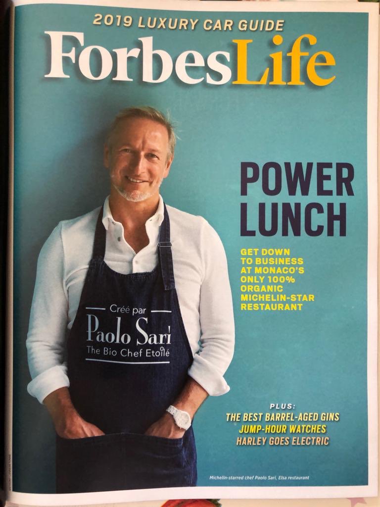 PaoloSari's tweet photo. This month the cover page of FORBES LIFE is for the Bio Chef ! https://t.co/Cj6oBoPtub
