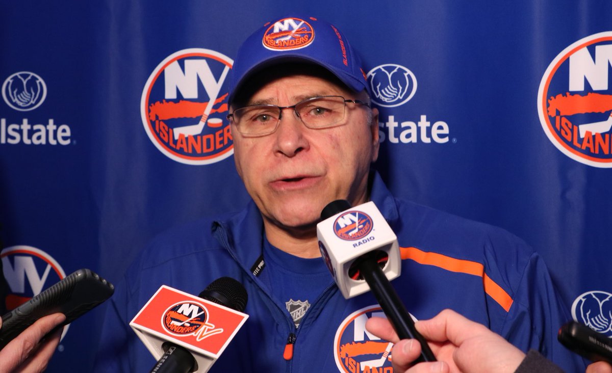 NYIslanders's tweet image. Trotz: “Matt Martin is still day-to-day, but won’t play tomorrow. There’s a good chance Dal Colle will play tomorrow.” #Isles