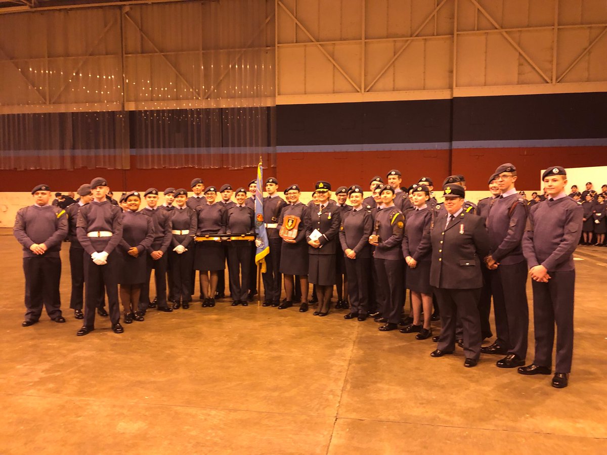 ⁦<a href="/WandWAirCadets/">Wales & West Region</a>⁩ after their haul of 3 of the 4 trophies up for grabs at the National Drill Competition today!
