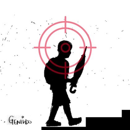 HumorPoliticobr's tweet photo. Na Mira!
por Genildo Ronchi
#Violência #abate #alvo #bandido #GenildoRonchi #Guardachuvas #pobre #target #tiro #traficante https://t.co/1eVIGEoCWS