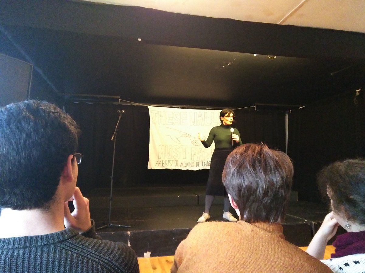 carla_denyer's tweet photo. Arrey from @FreedVoices, @bristolgreen Fi Hance, @LabourBristol Ruth Pickersgill &amp; Bristol West MP @ThangamMP at These Walls Must Fall campaign launch against indefinite detention of migrants. Really hope it succeeds! (Look up on Fb to get involved.) #BristolAgainstDetention https://t.co/sZItoCeeiQ
