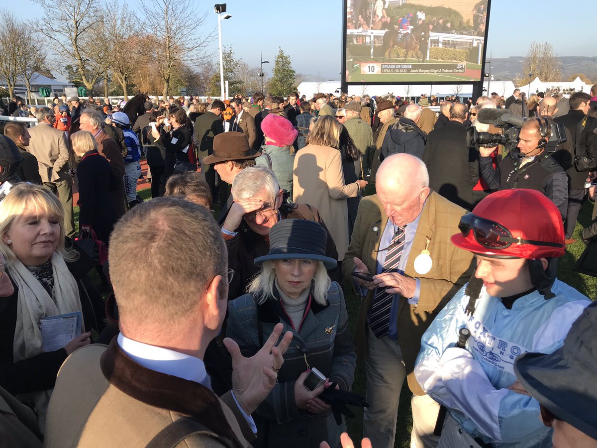 Foxtrot_Racing's tweet photo. We’d have to admit that wasn’t Plan A. #WhoShotWho #Cheltenham #firstfence https://t.co/Kcyk24nNSy
