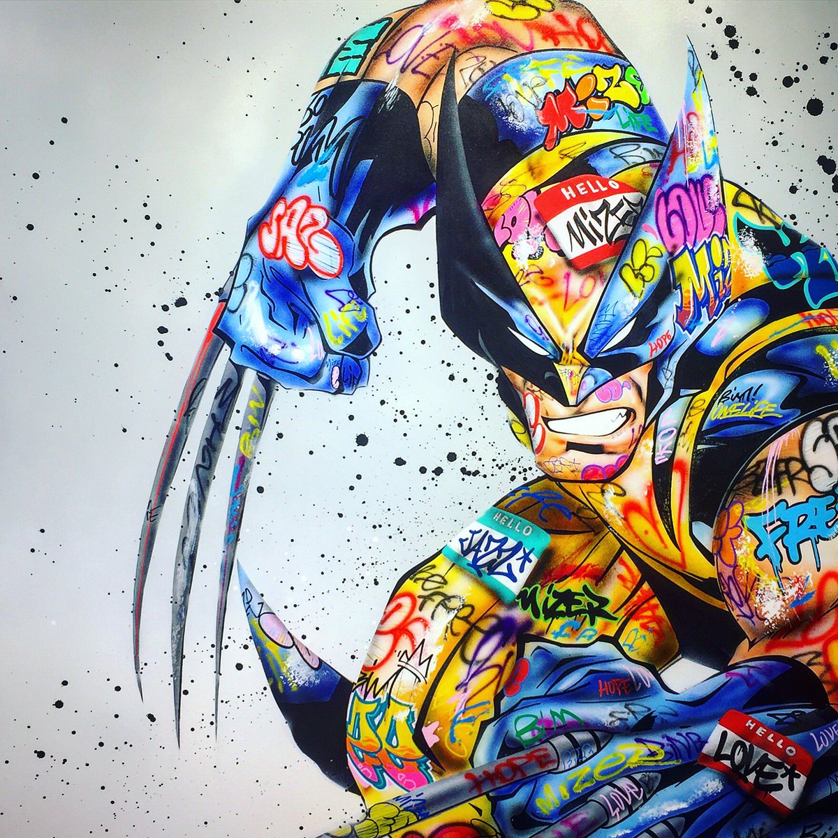 fastertagueur's tweet photo. Stan Lee n’en est pas le créateur, mais bien le grand père, Wolverine by @onemizer #onemizer #stanlee #steveditko #serval #wolverine #logan #jimlogan #xmen #marvel
#streetart #popart #urbanart #streetarteverywhere #streetphoto #nirindastreet https://t.co/8jK2cpnFUM