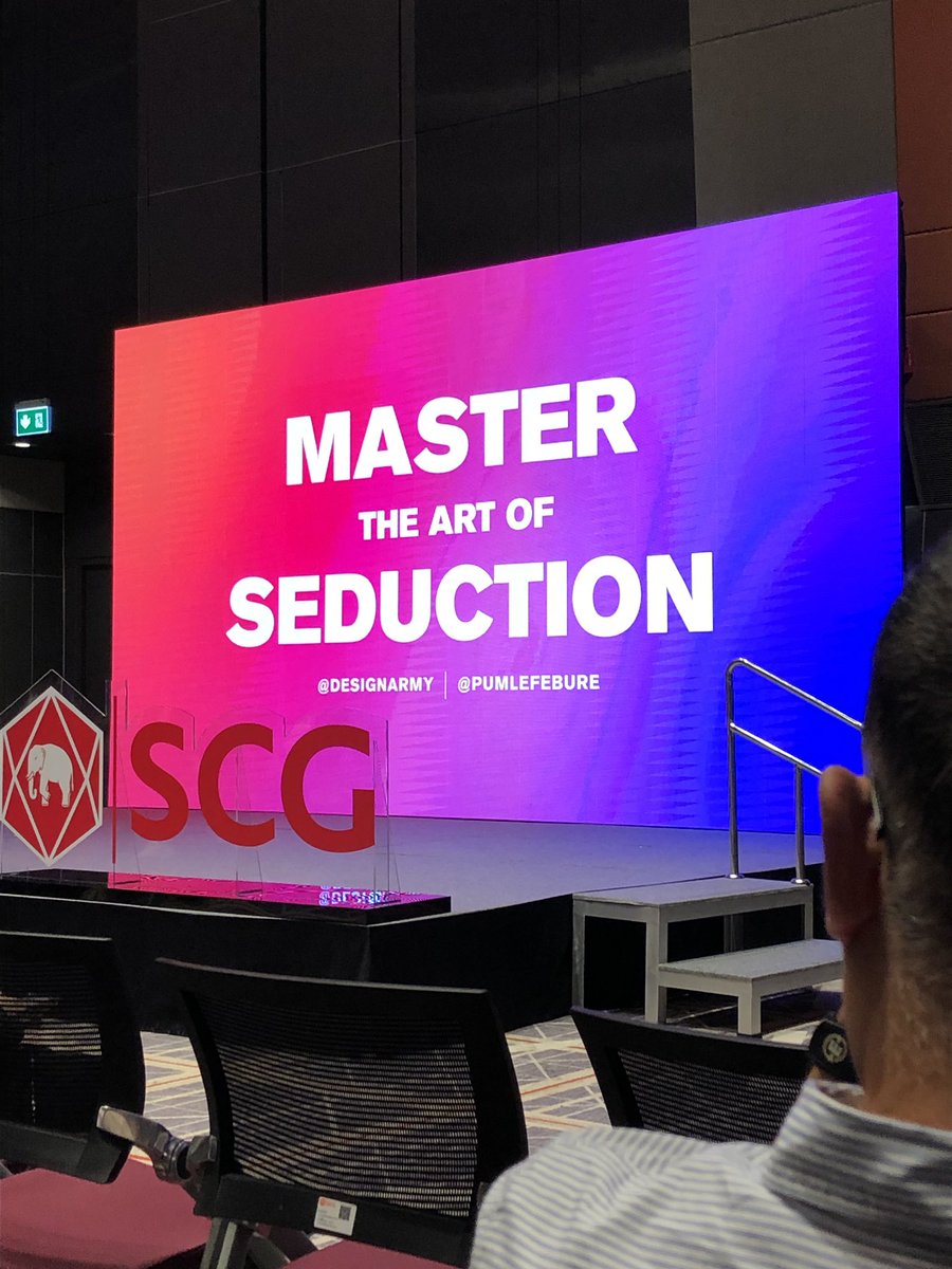 TFWI91's tweet image. รู้สึกพาวเวอร์อัพมากๆ คุณปุ้มเก่งมาก ฟังแล้วโคตรอินสไปร์ Just create something new and be brave 💪🏻 #designtalks #DESIGNARMY #PumLefebure