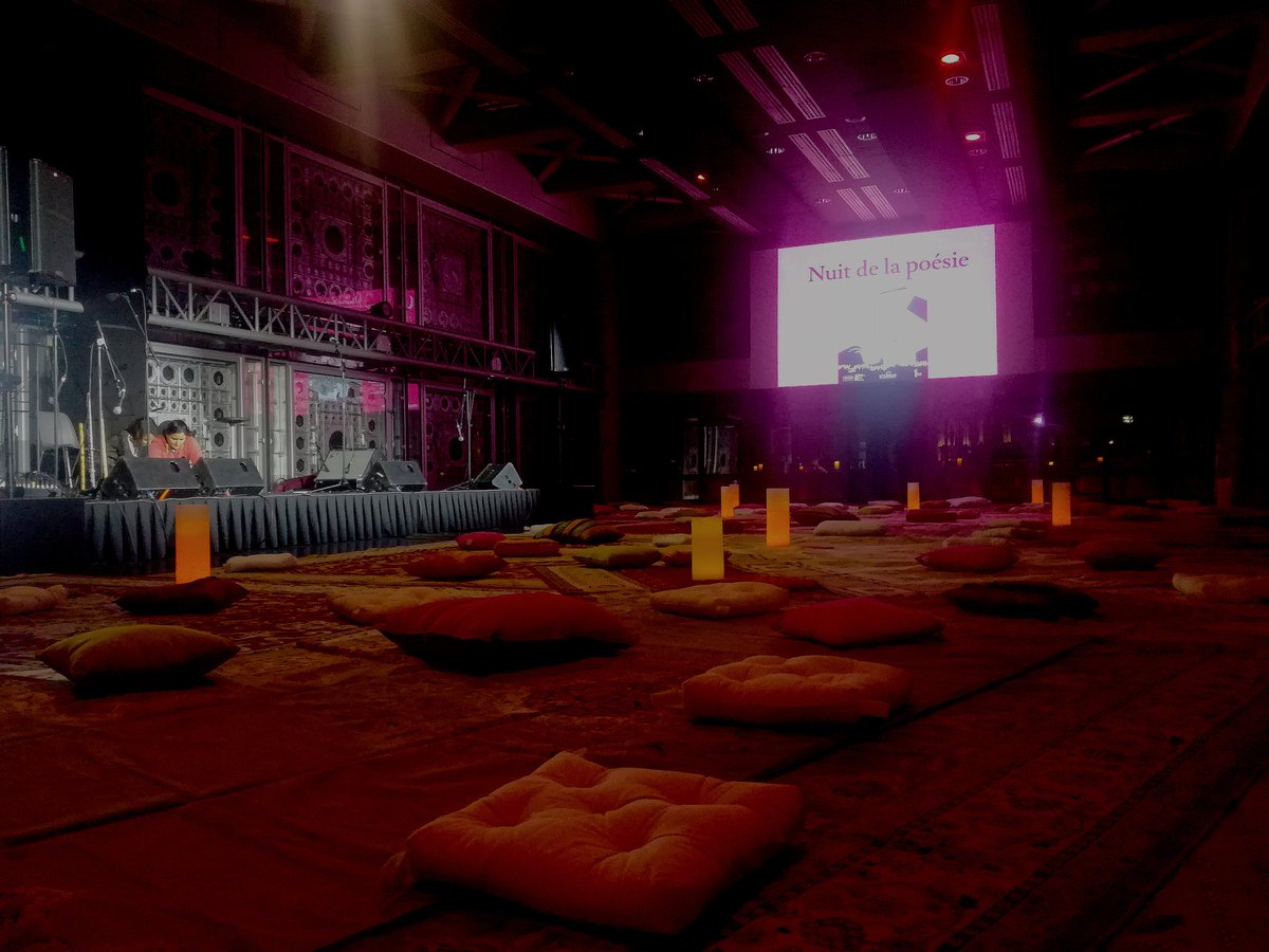 Poésie, chants, danses, musiques...Vous êtes les bienvenus ce soir à l'<a href="/imarabe/">Institut du monde arabe</a> pour une nuit riche en arts et en émotions à partir de 19h 
#nuitpoesieIMA <a href="/maisonpoesie1/">Maison de la Poésie - Scène littéraire</a>