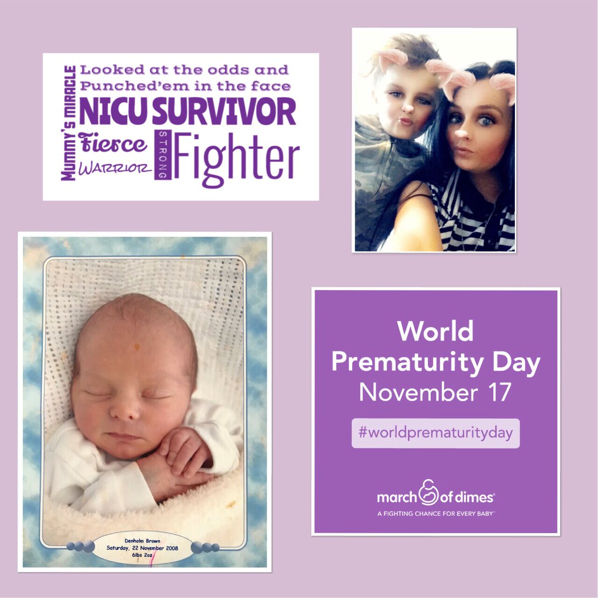 My boy arrived early and fighting!! Ten years later and not much has changed!! 👩‍👦💪🏻😍 #NeonatalNovember #WorldPrematurityDay2018 #GroupBStrep #newbornGBSinfection