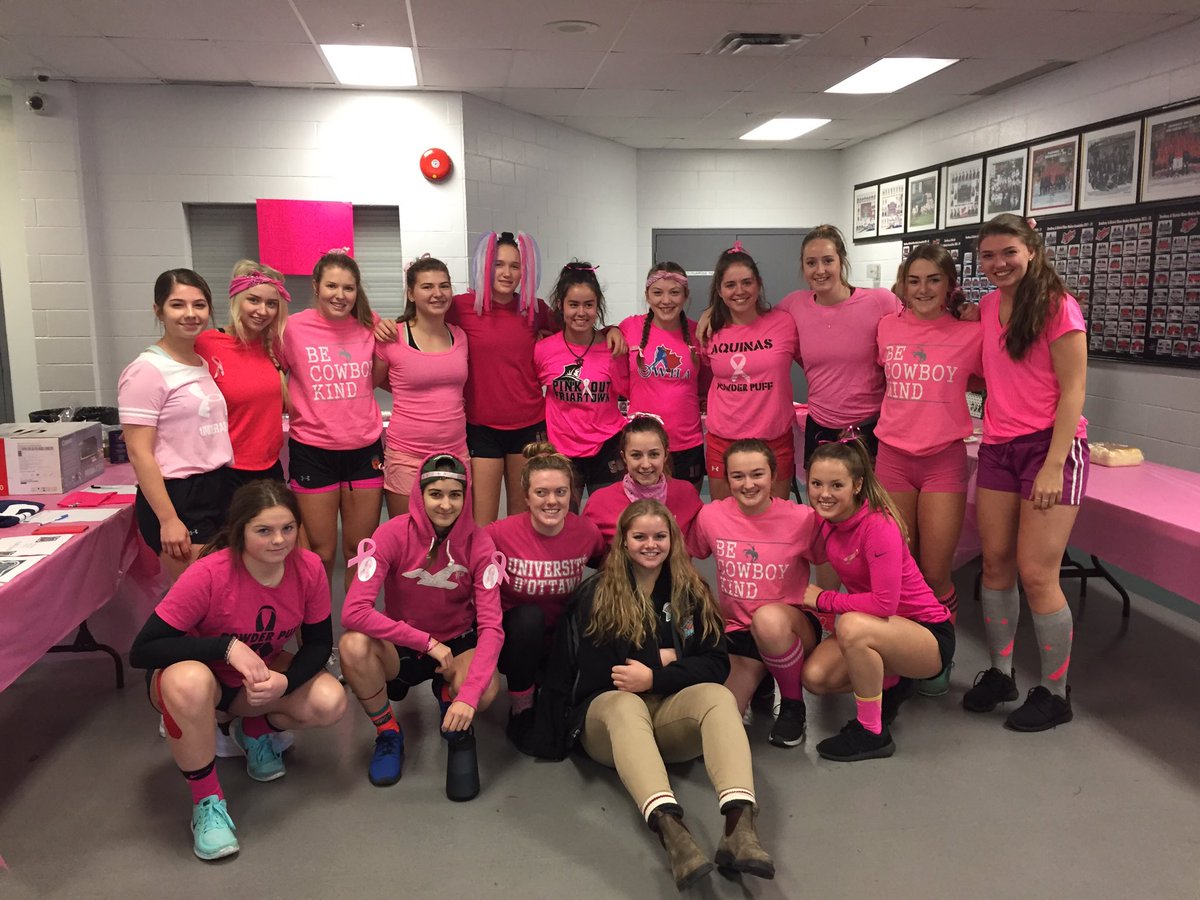BWJr supporting cancer research this weekend with their Pink the Rink fundraiser!