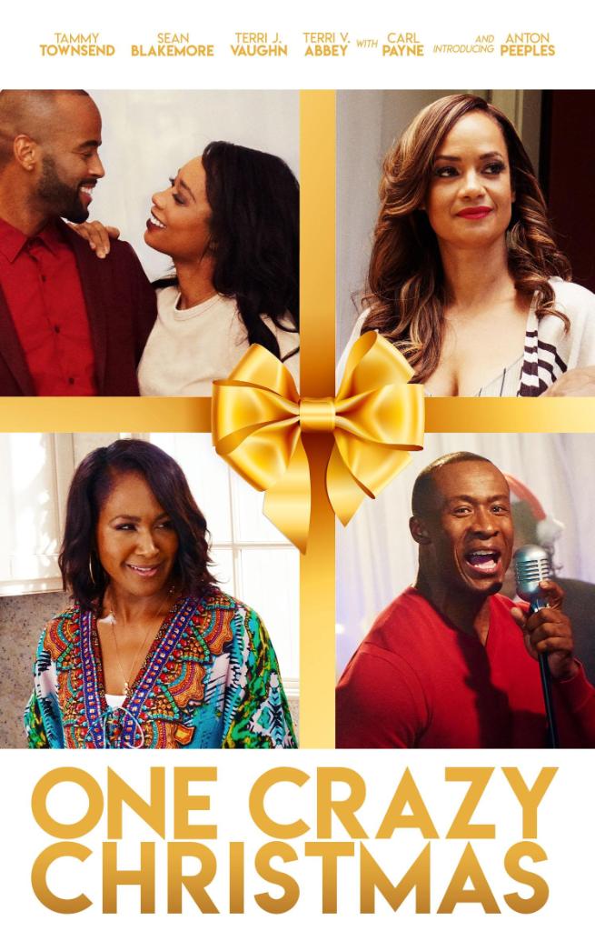 It's about to be an interesting holiday for this family when #OneCrazyChristmas starring @TammyTownsend, @SBlakemoreActor, @TerriJVaughn, #TerriAbney with @TheCarlPayne and introducing #AntonPeeples premieres TONIGHT 9/8c on #BETherTV! 📺👀🍿