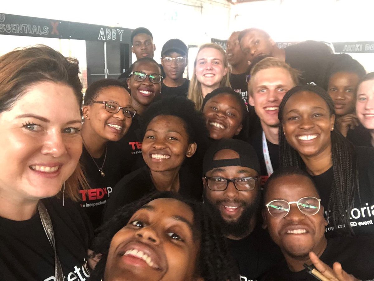 TedxPretoria's tweet photo. Very proud of our volunteers! #tedxpretoria #itsawrap #iam #volunteers https://t.co/jXlrtXagEd