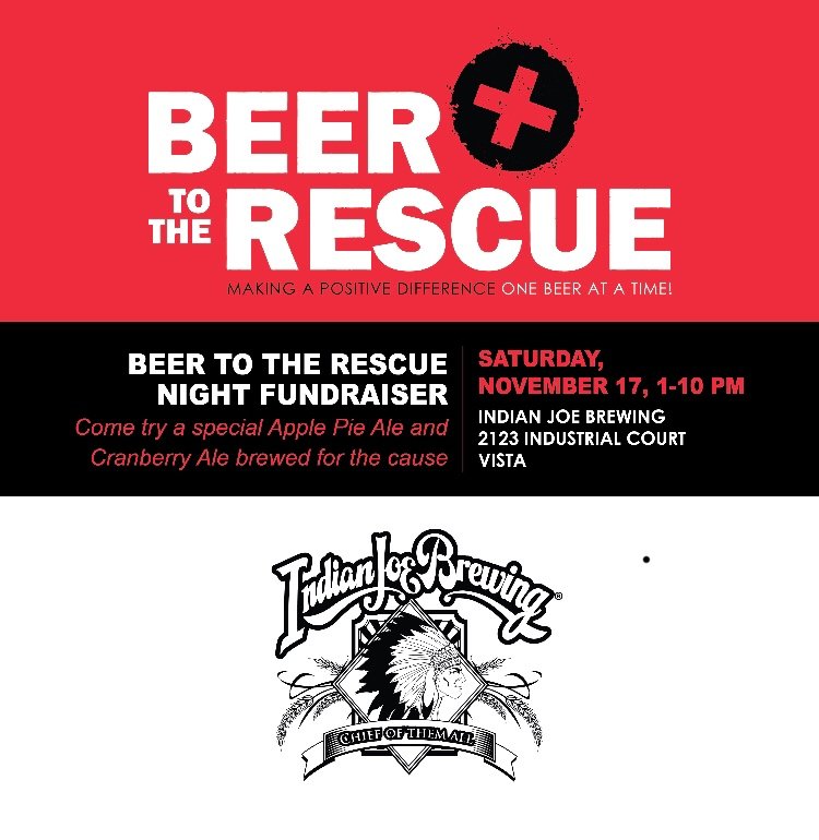 Today we are supporting a great cause with a @BeertotheRescue Fundraiser for the Lupus Foundation! Join us from 1 - 10pm today &amp; enjoy food from <a href="/SmokeyJakesBBQ/">Smokey Jake's BBQ & Catering</a> @ live music from The Oneders. 🍻#vistabeer #sdbeer #givingback