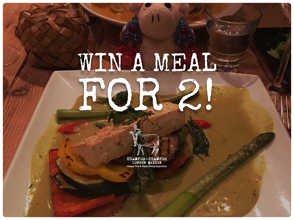 ChamporChampor's tweet photo. They say food tastes better when you share it with the people you love! Tag the person you most enjoy sharing a meal with for the chance to #win a meal for 2 at Champor Champor! #Competition https://t.co/727OoMDP2S