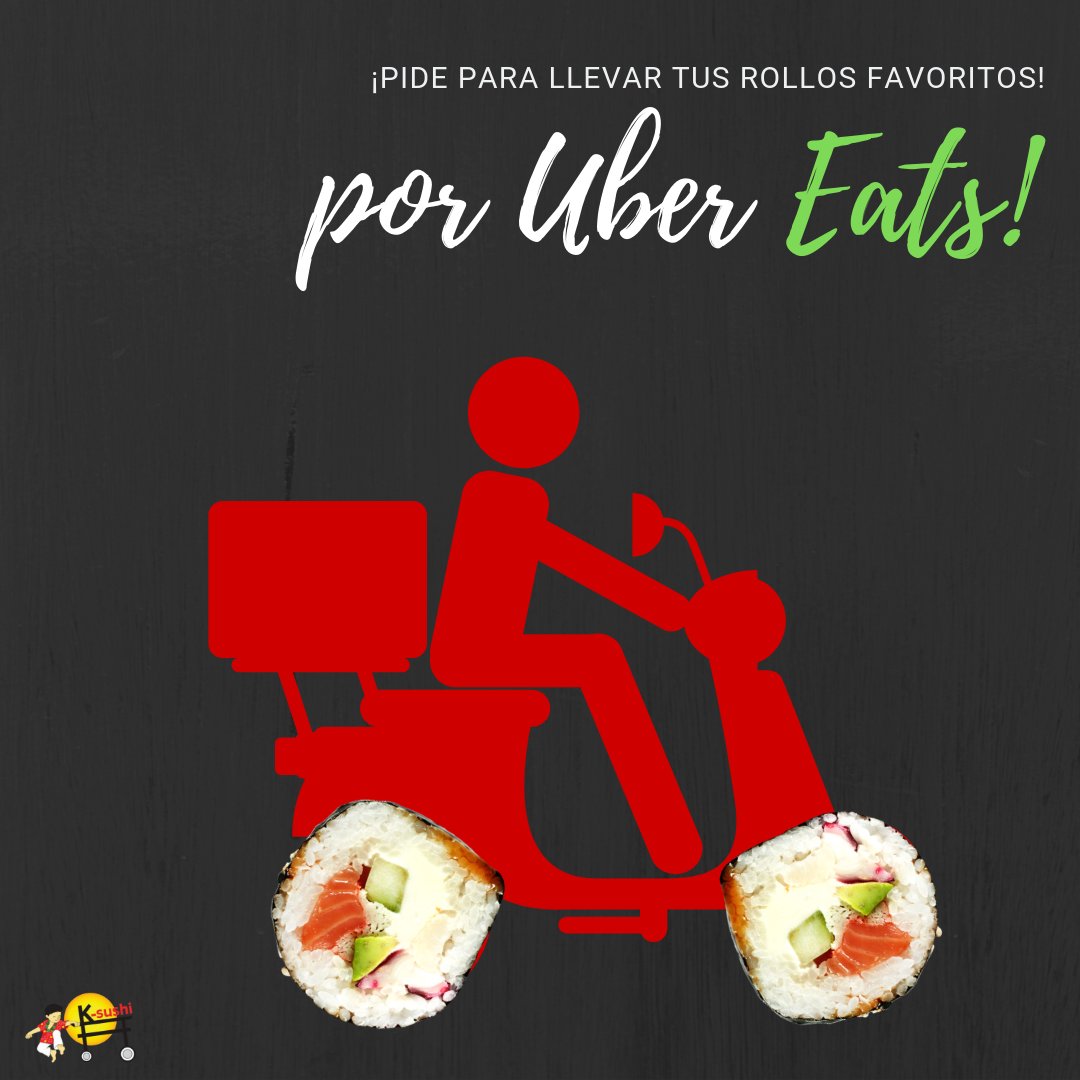 K_sushi's tweet photo. ¡Pide tus rollos para llevar! Disfruta del mejor sabor en todos lados. https://t.co/jFbsT2NGG4