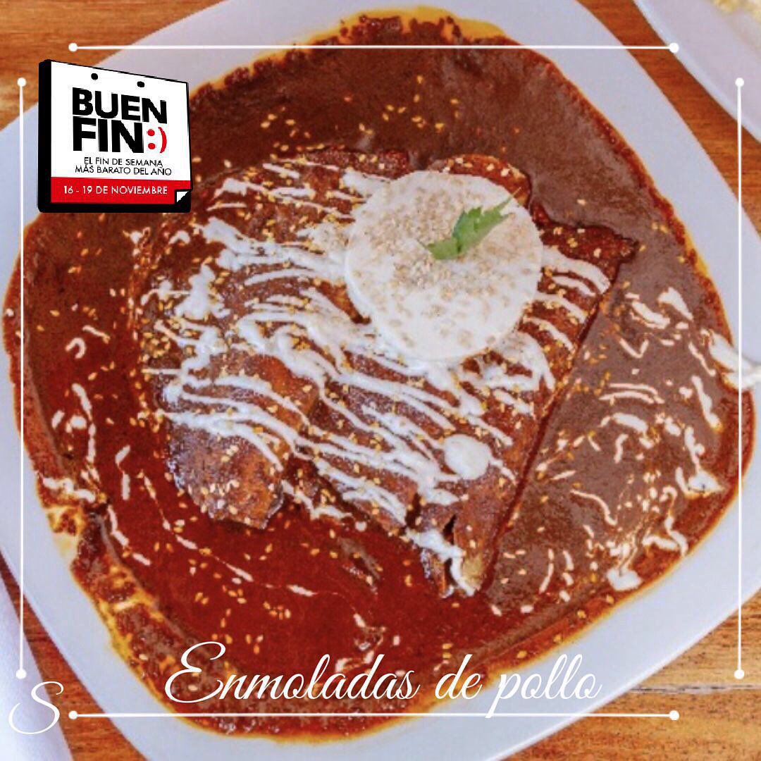 SnobBistro's tweet photo. ¡Este fin, come con nosotros! Aprovecha el #BuenFin y obtén hasta 50% de descuento en tu cuenta 🤗 #Delicia #Enmoladas #ComidaMexicana https://t.co/WzKIW13FLo