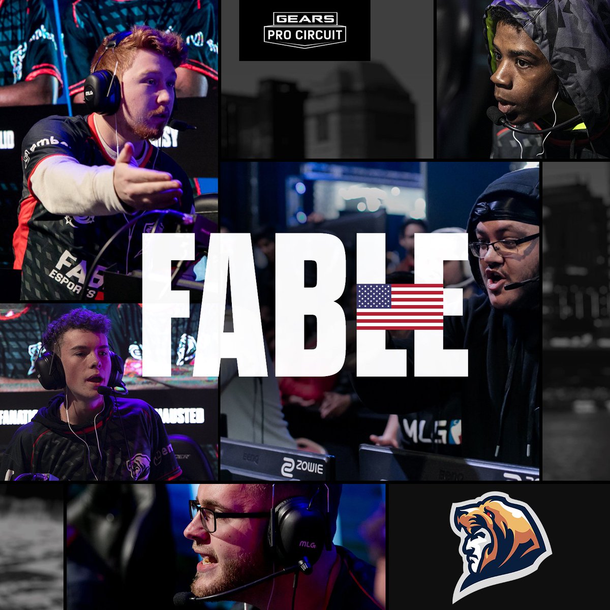 GearsEsports's tweet photo. LIVE NOW: @FableGG fight for their tournament life against @GhostGaming

Tune in on https://t.co/6Rp7mmPuYq https://t.co/pQ6LiDuX9p