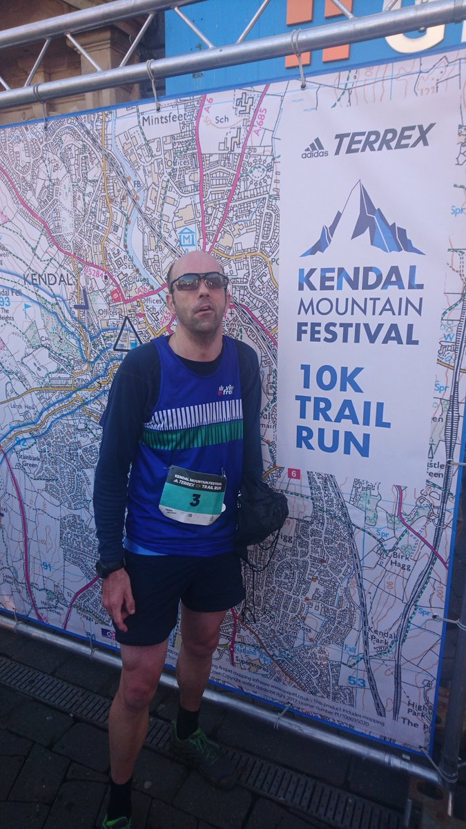 BobSqCranks's tweet photo. In a winter of trying something different to mix up 'a la velo' fitness, First ever trail race survived today @kendalmountain #KMF2018 10KM, thanks to organisers &amp; Marshalls 👍🏻😁 great event,  no thanks though for including #BeastBank #Sadistic #ContravenedGenevaConvention 😭😂 https://t.co/K9wglRw3UG