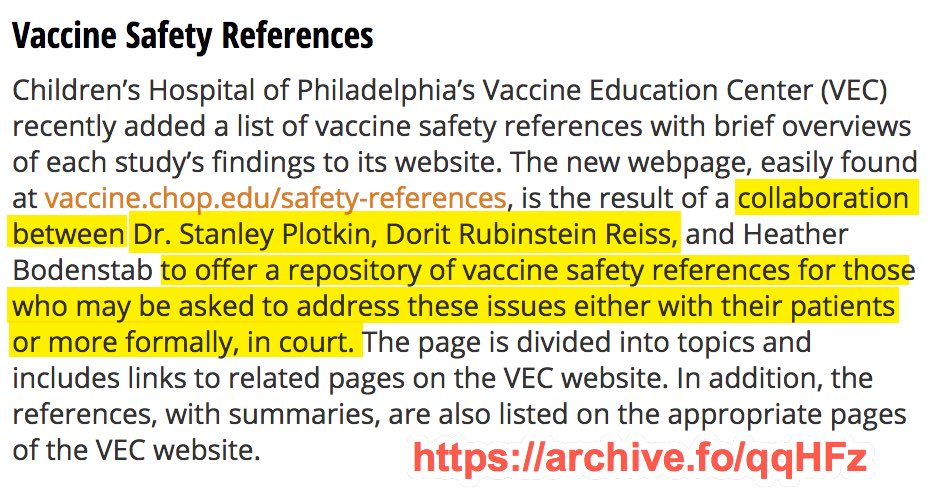2ndfor1st's tweet image. Nothing has changed for the better. 

It’s only gotten worse. Especially since 1986. 

#VaccineNazi Stanley Plotkin is still around mentoring Paul Offit and his disciple Dorit Reiss. They’re all proud and unapologetic. That’s why they’re working together. #BirdsOfAFeather