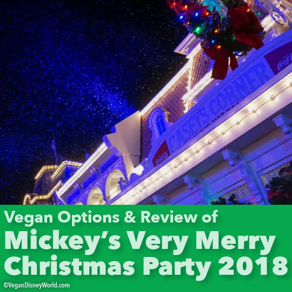 VeganWDW's tweet photo. Mickey's Very Merry Christmas Party 2018 https://t.co/rI06gAzq4E https://t.co/jZgUqgB3Bk