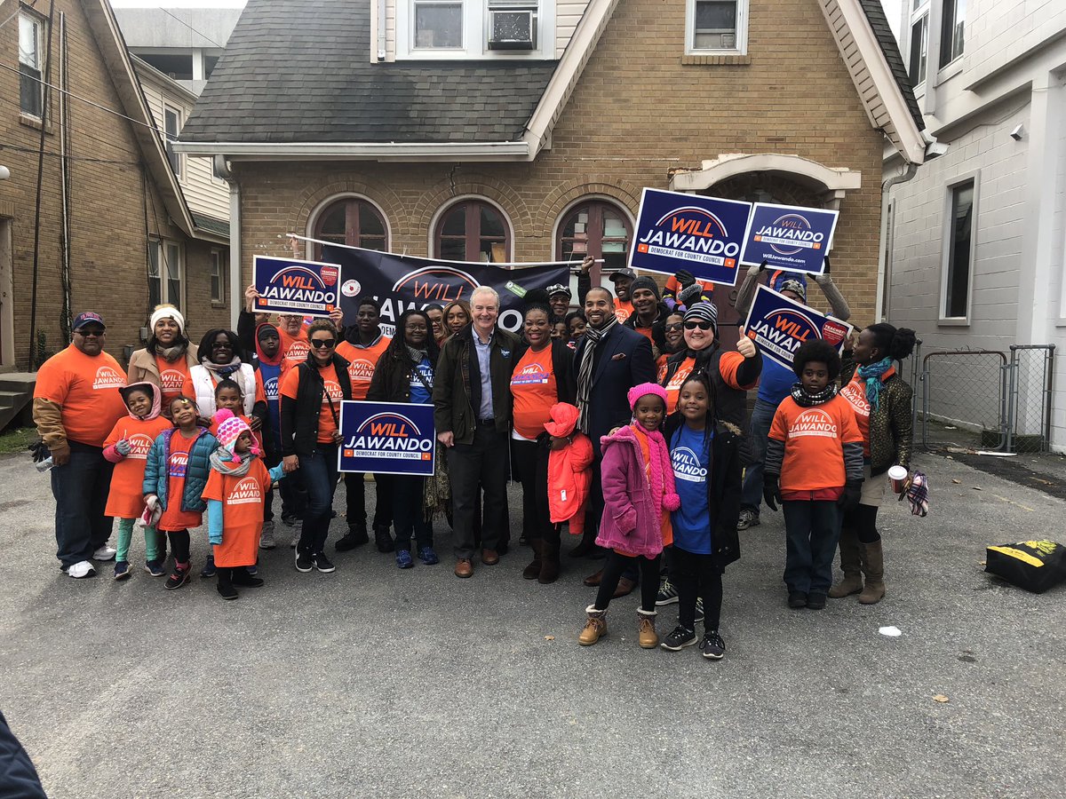 willjawando's tweet photo. Thank you to all our wonderful volunteers who braved the cold today to join #TeamJawando in the Thanksgiving Day parade! This year our car read “Councilmember Jawando,” and I’m excited to get to work to keep the #MoCoPromise for everyone in our great county. https://t.co/ZOHALLzzUp