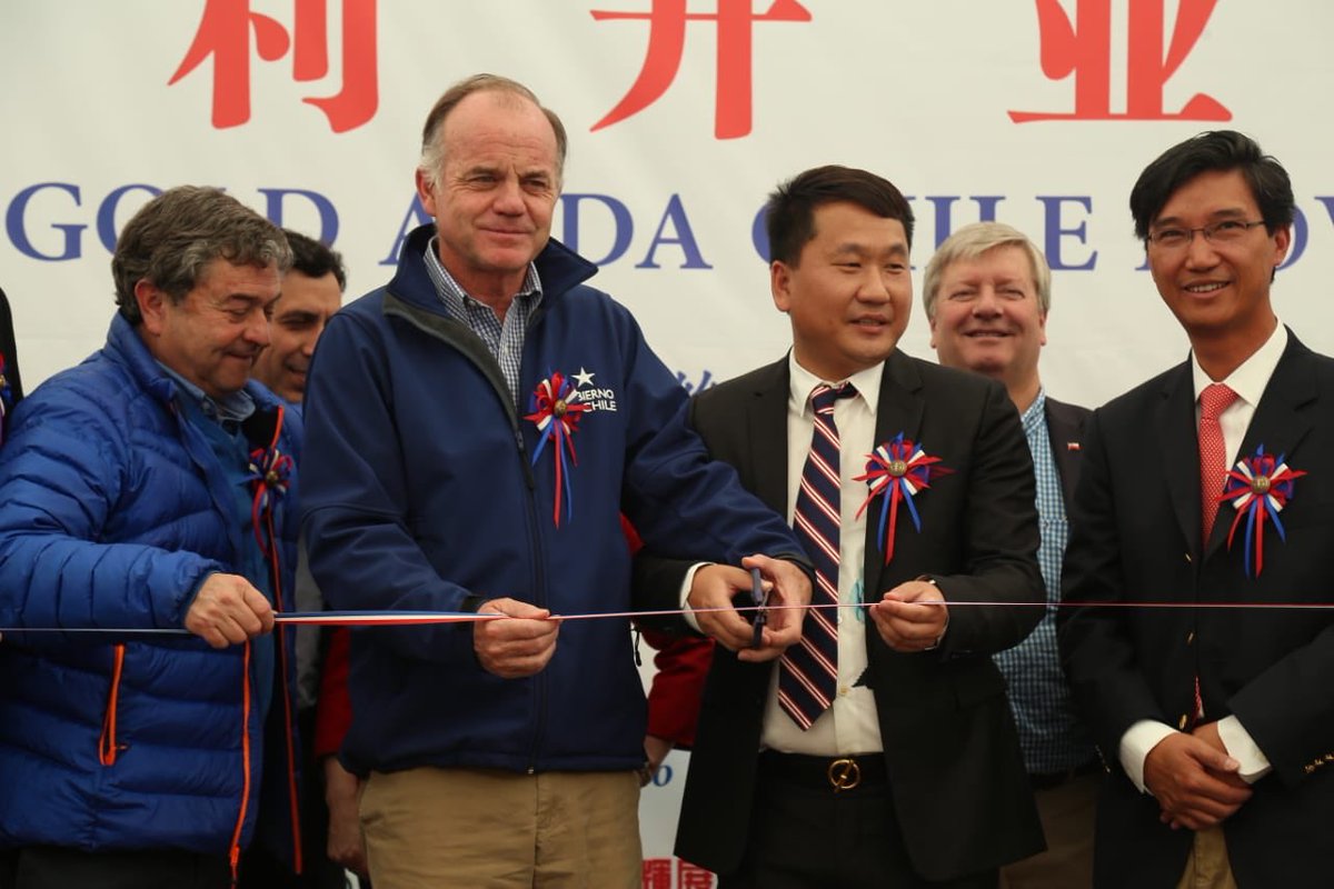 antoniowalkerp's tweet photo. De dulce y de agraz. 
Hoy recorrimos la zona afectada por los granizos en el Maule, comprometiendo ayuda a los agricultores afectados. 
X la tarde Gold Anda Chile inauguró en #Curicó su 1a planta con capitales 100%🇨🇳 q aportará con fuerza a la emplebilidad y desarrollo de la zona https://t.co/MO2ZzKpXCv
