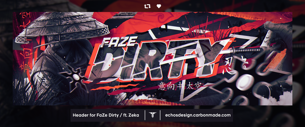 echoGFX_'s tweet photo. Header for @FaZeDirty 
by @Zekacreations and me. https://t.co/nUsDIeAZgN