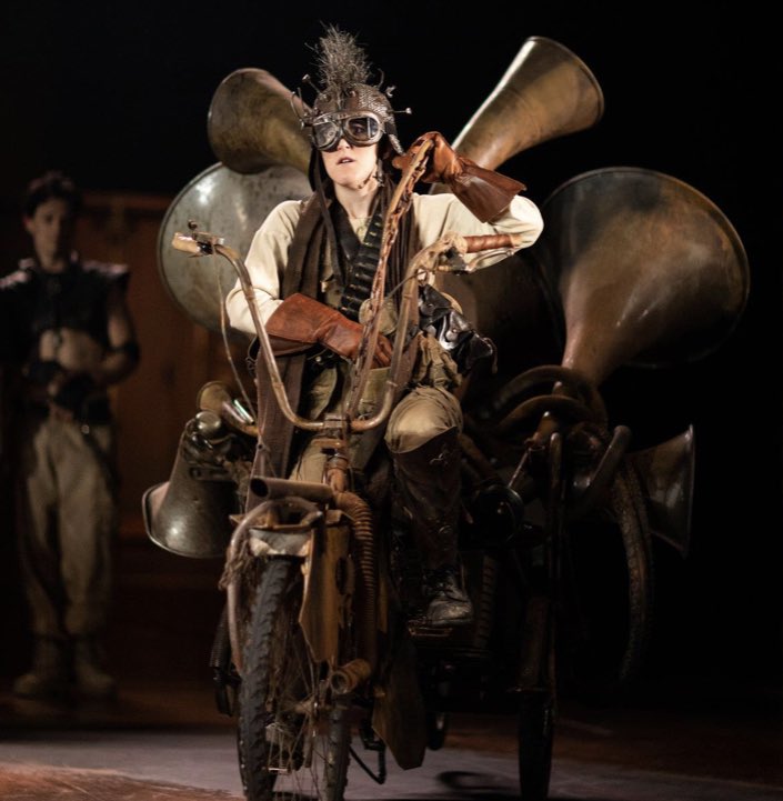 BardolphsNose's tweet photo. We’re revved up & ready to go for the last (how is it the last already??) performance of the stunning #RSCTroilus - naturally, we’re only here for the lechery (oh, & a touch of war, obviously....). #SingPandarusSing https://t.co/kJkTaQP3Ri