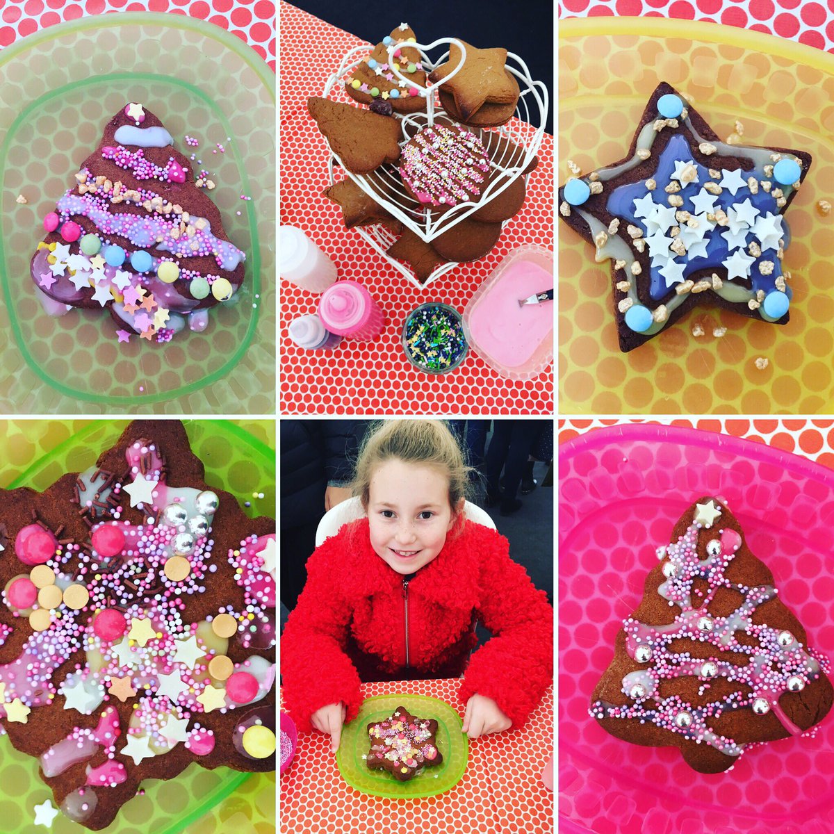 bakerbe07's tweet photo. Lots of wonderful gingerbread decorating today from kids &amp; adults at @KirkleyHall Christmas Fair. Plenty of gingerbread left for tomorrow. Come &amp; find me in the children’s  tent 10-4pm 🌲⛄️🎅 https://t.co/EQO6Qa4Gpe