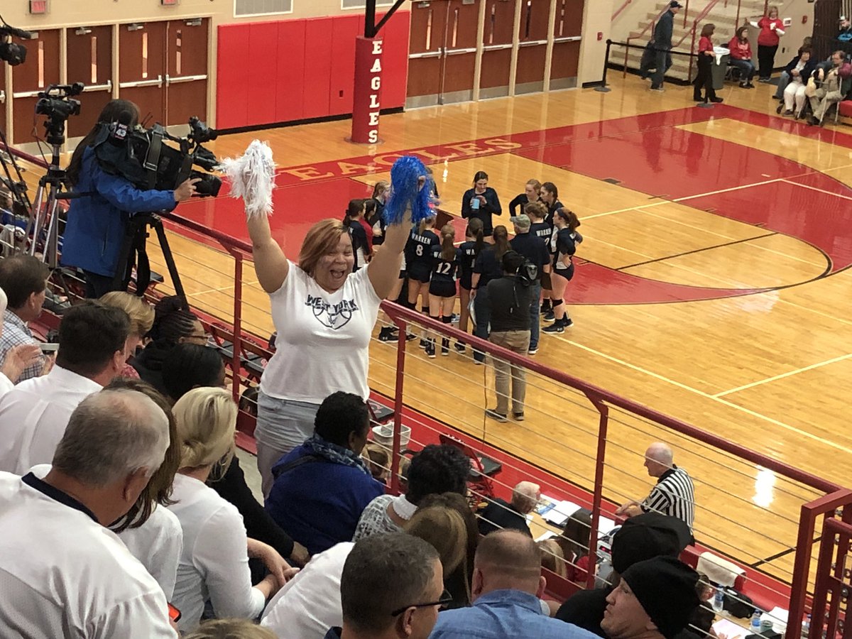 The fans are intense!!  We love us some WEST YORK GIRLS VOLLEYBALL!!!  <a href="/GoWYBulldogs/">West York Athletics</a>