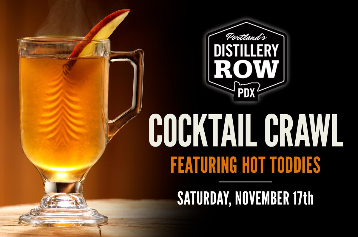 DistilleryRow's tweet image. Come enjoy 10 unique variations of the classic Hot Toddy cocktail at the Distillery Row Cocktail Crawl today! This all day tasting event benefits @girlsbuildpdx 

#pdxnow #drinkpdx #cocktailcrawl #distilleryrow
facebook.com/events/5750268…