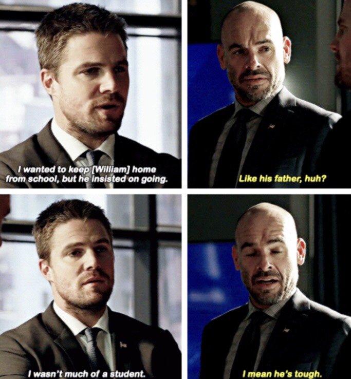 Argue with Oliver about William  @cptSLance