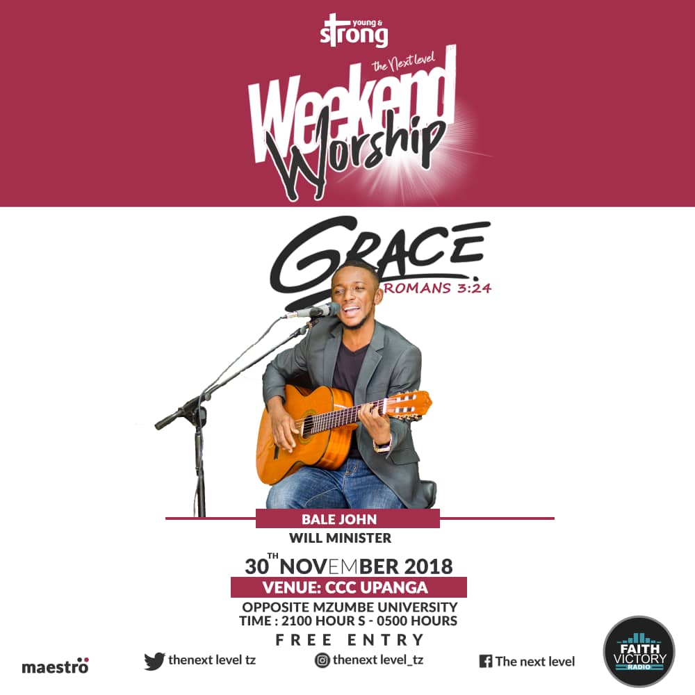 youngnstrongtz's tweet photo. Gospel Minister Bale John confirmed: #ww #yns #weekeendworship  #youngnstrongtz #youngnstrong https://t.co/5mFGstfrey