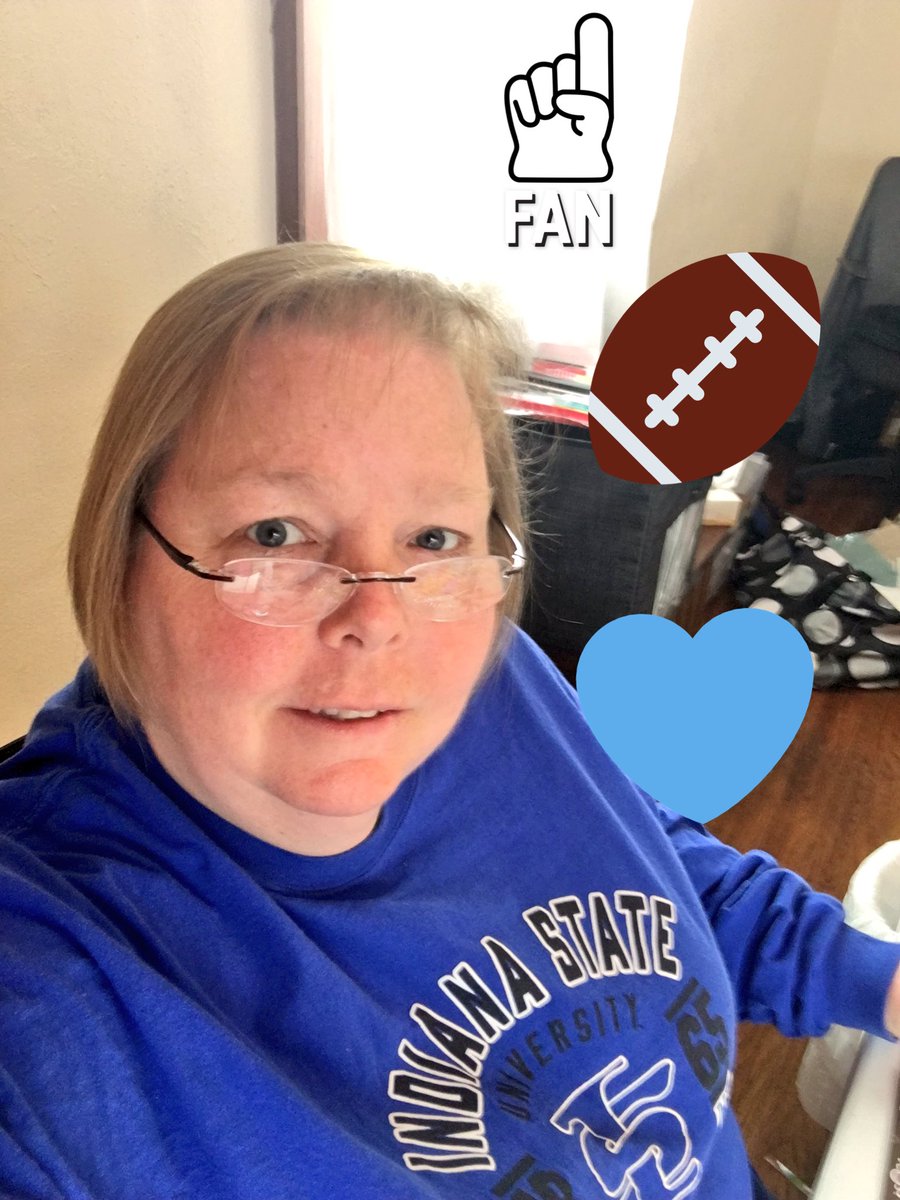 pdillion_24's tweet photo. Getting ready to watch the Sycamores play!  Wishing I could be in two places at once!  Let’s get a W! GO BLUE!!! #ALLIN #Sycamorefootball #MarchOn https://t.co/SDVYayO6yr