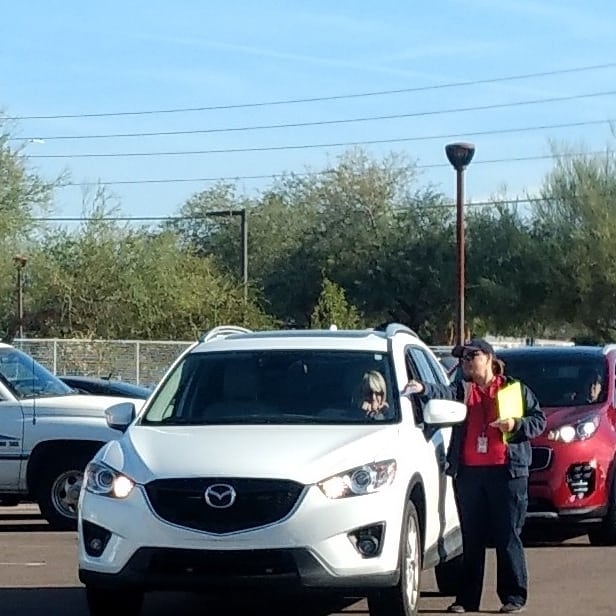 KPB_AZ's tweet photo. It runs like a well oiled machine!  Another excellent Household Hazardous Waste Collection held this morning.  Thanks so much to @TalkingTrashPHX for this great service providing safe disposal.  And thanks to the awesome volunteers that helped!  ♻️♻️
#ReimaginePHX
##ZeroWastePHX https://t.co/DzanoD5lOv