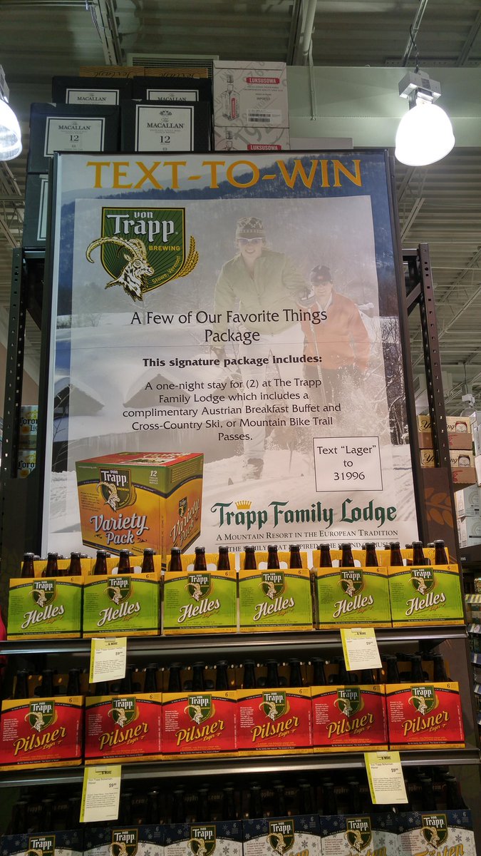 postaljake's tweet photo. Here til 4 🍻 Prost #vontrappbrewery #stowevt #vermont #craftbeer #drinklocal #lagers #lagerthanlife  #alittleofaustriaalotofvermont https://t.co/eO6tBuQ1BT