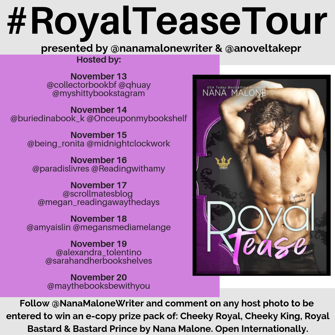 ScrollMates's tweet photo. โSome girls just don't want to be rescued.โ
๐Giveaway๐: Win A Complete 4 E-Book Prize Pack of all Nana Maloneโs Royal titles: Follow @nanamalonewriter on instagram and comment on any of the host tour photos to enter. @anoveltakepr
#RoyalTeaseTour #scrollmates #SaluteToService https://t.co/u7n8NVSMKk