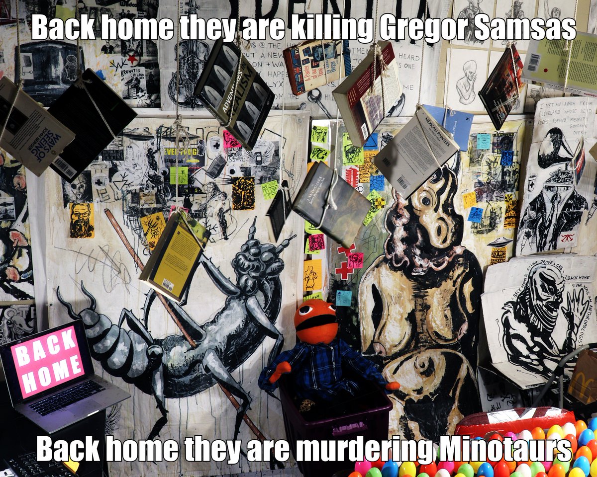 Redacted in Exile: Back home they are killing Gregor Samsas. Back home they are murdering Minotaurs. anachs.com/blog-1/backhome