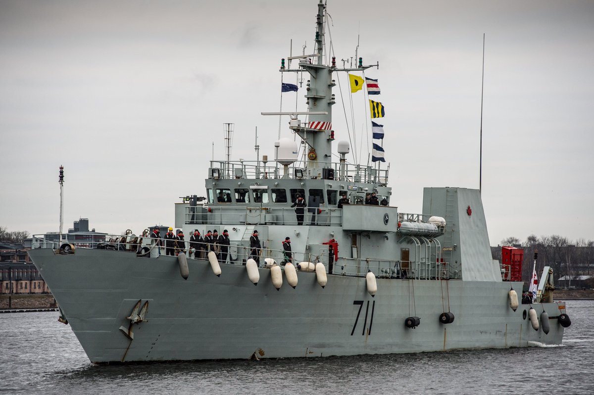 #HMCSSummerside arrives in Riga, Latvia on 16 November as part of the Standing #NATO Mine Counter Measures Group One. The visit coincides with Latvia’s 100th Anniversary of Independence. #LV100 #WeAreNato #OpREASSURANCE