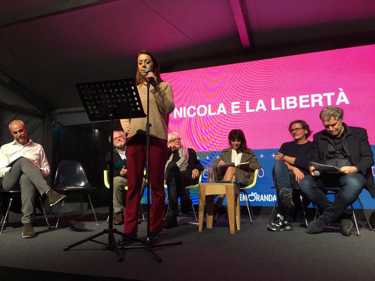 SmemoOfficial's tweet photo. Nicola e la libertà di @nonsolomamma per #SmemoLetteraria2019 a @BOOKCITYMILANO 

uno spin-off di Nina Sente, il giallo di Claudia de Lillo alias Elasti @Librimondadori https://t.co/4oabFAR80R