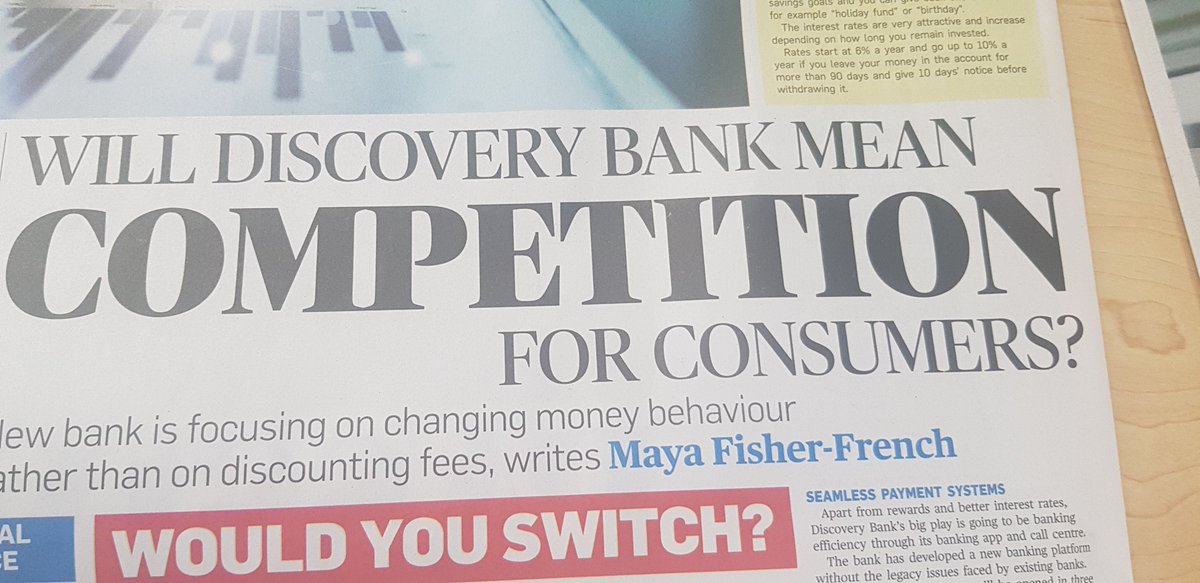Timothy Molobi Will New Baby On The Banking Sector Discovery Bank Give Others Run For Their Money All In Your City Press Tomorrow