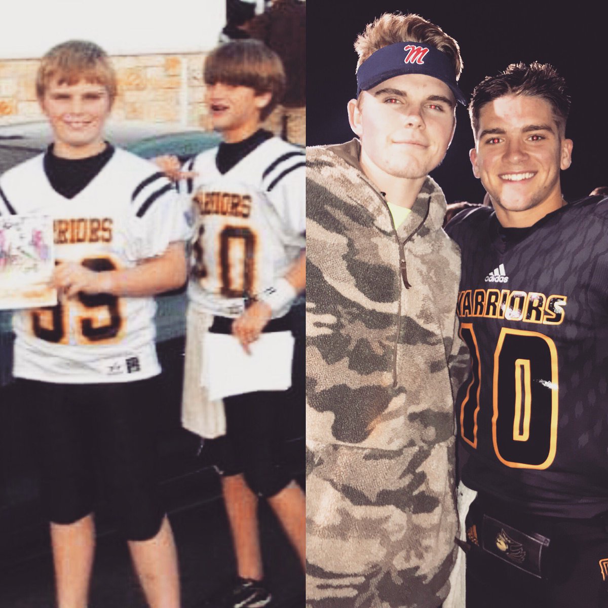 katerlyon's tweet photo. They may not share the gridiron anymore but they definitely always support each other! #luluke #hollywood Some things change but some things will always remain the same #brothers ❤️ https://t.co/8a4gGdzDPE