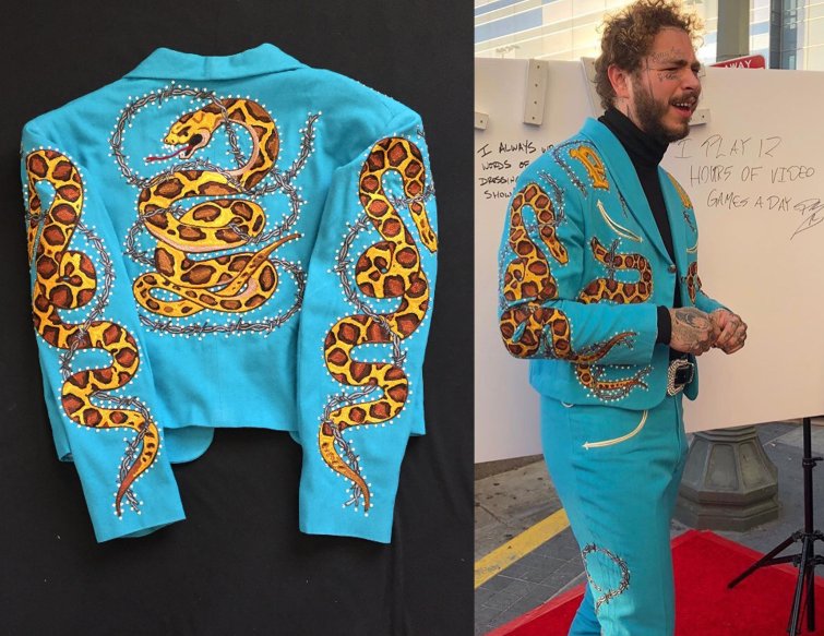 PatternIndy's tweet image. Indianapolis tailor @hoosierbuilt co-designed @PostMalone's @AMAs award show look last month! Check out our interview with Jerry Lee Atwood on #patternmagazine. 
buff.ly/2A15BxU
.
.
.
#patternmagazine #patternindy #indianapolis #postmalone #americanmusicawards