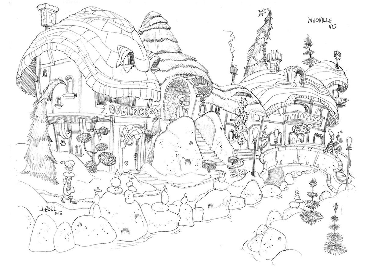 Printable Whoville Houses