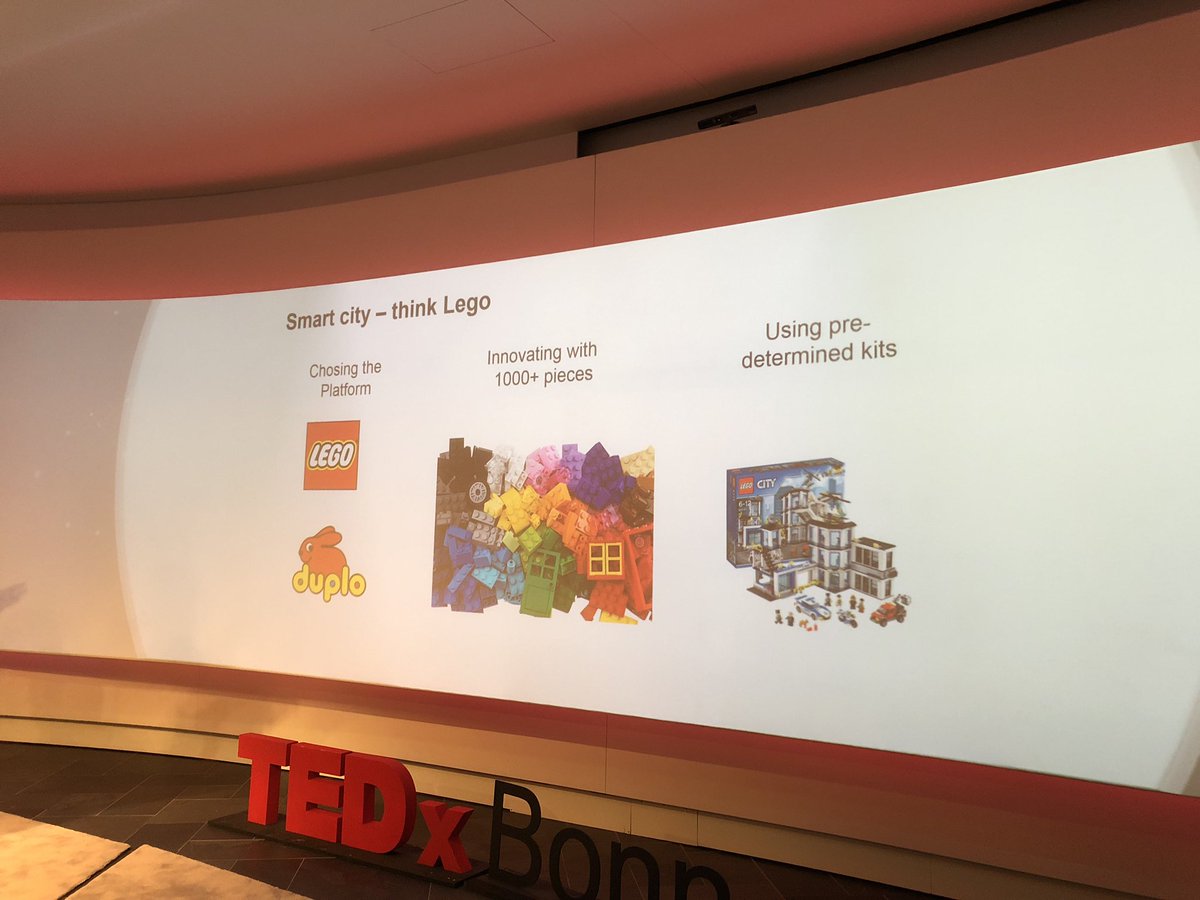 SaveTheWorldDE's tweet photo. What we do now is that we think LEGO to not only think about innovation but also about scalability and implementation.  #tedxbonn https://t.co/WbAGUlchwb