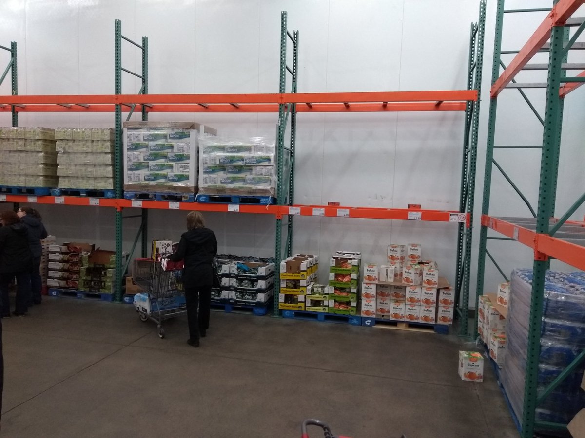 OnTheGoCBC's tweet photo. What does food insecurity look like? Like this. The COSTCO vegetable room today. https://t.co/T0JJOsknwT