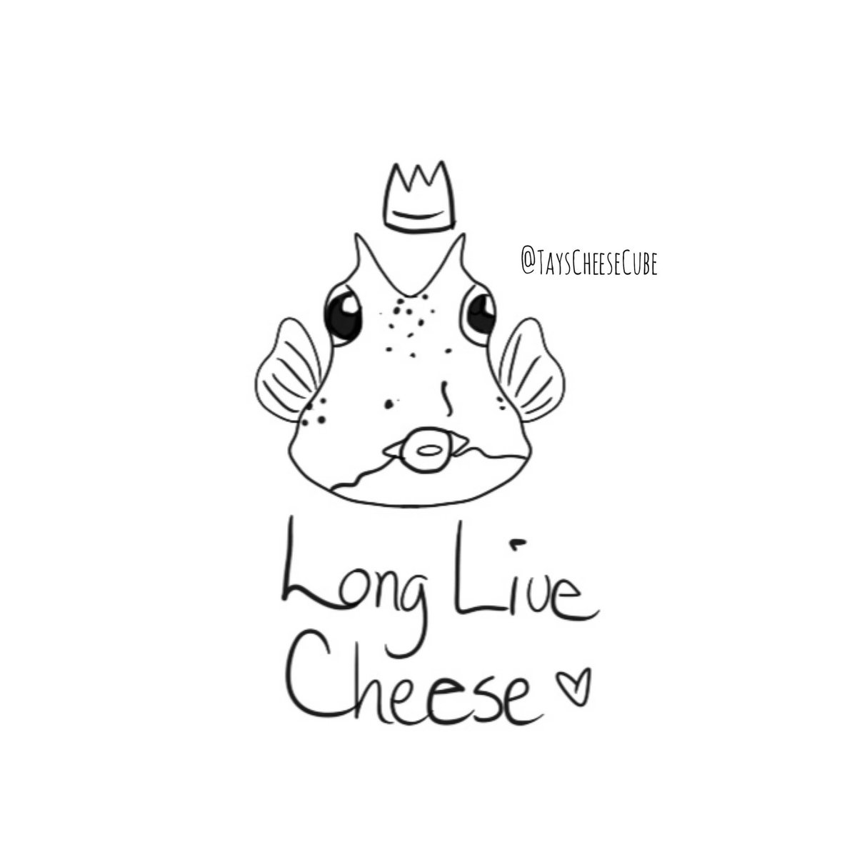 TaysCheeseCube's tweet image. #RipCheese did some quick fanart of the cheese we all know and love @taylorndean cheese will forever live on in our memories 💓 long live cheese