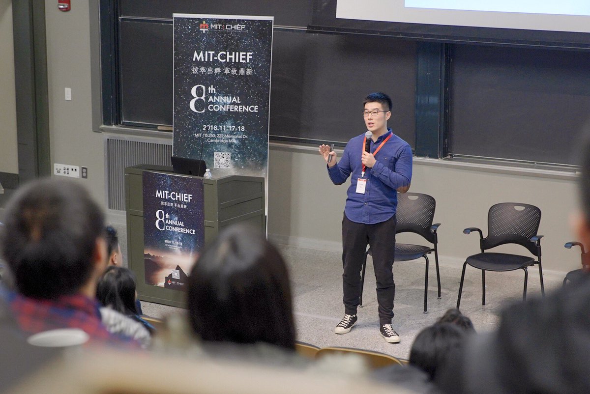 chiefmit's tweet photo. Fireside chat | Liulishuo 
Zheren Hu, representing LAXI Inc. (Liulishuo), speaks of the languages possibilities in AI industry, emphasizing on how to use technology to intelligentize the education. https://t.co/k6XqIEKWbH