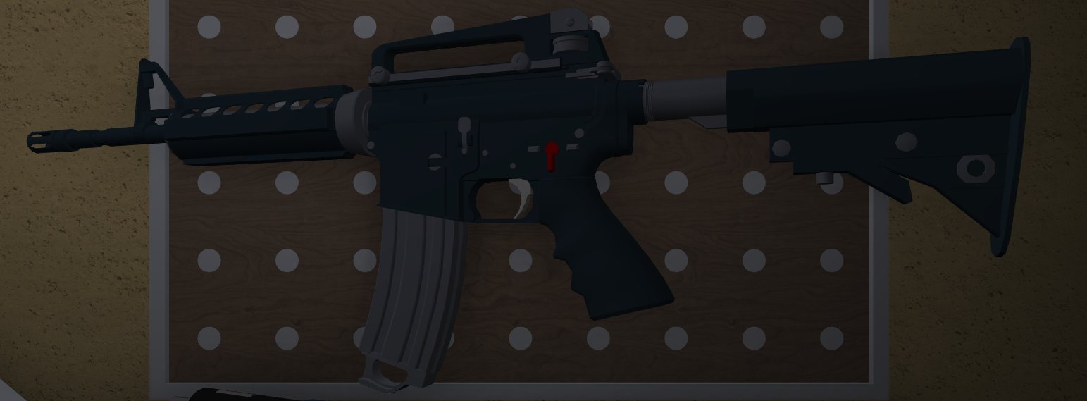 Evan Pickett On Twitter Introducing 4 New Weapons To Notoriety V2 1 3 Saw Honey Badger M4a1 And P250 Roblox Robloxdev - notoriety roblox