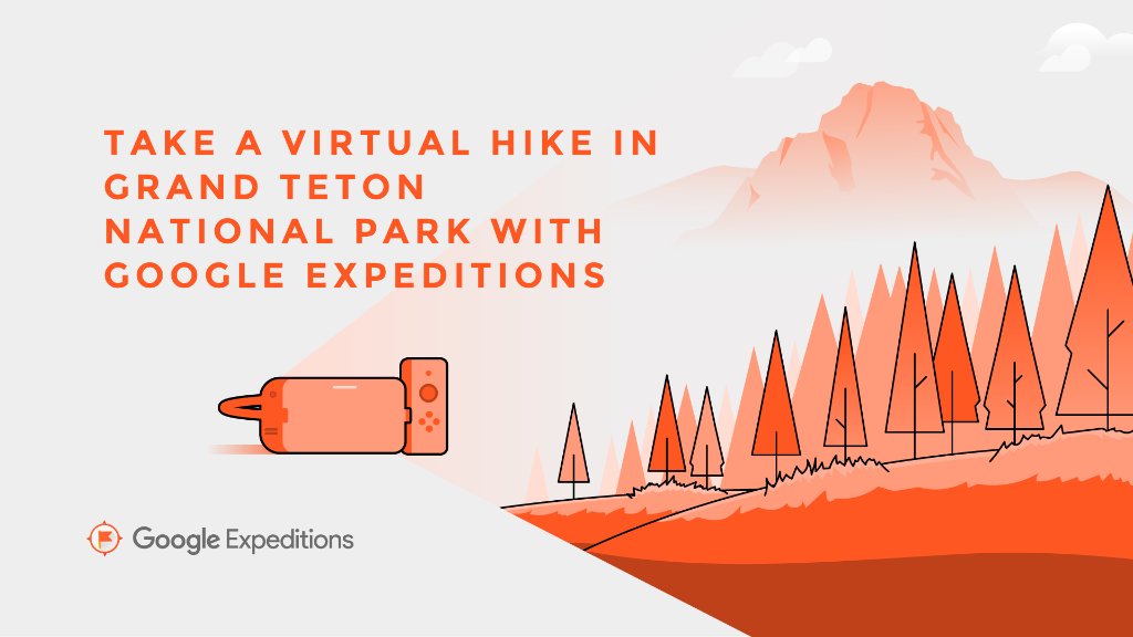 GoogleForEdu's tweet photo. Take a hike! Whether it’s in IRL or online. #GoogleExpeditions for #NationalTakeAHikeDay is offering #VR views of Taggart-Beaver Creek Loop, one of the most popular day hikes in Wyoming. Observe many geology &amp; ecology wonders from this region: https://t.co/RKFkA60TOg https://t.co/7SfRRsI56l