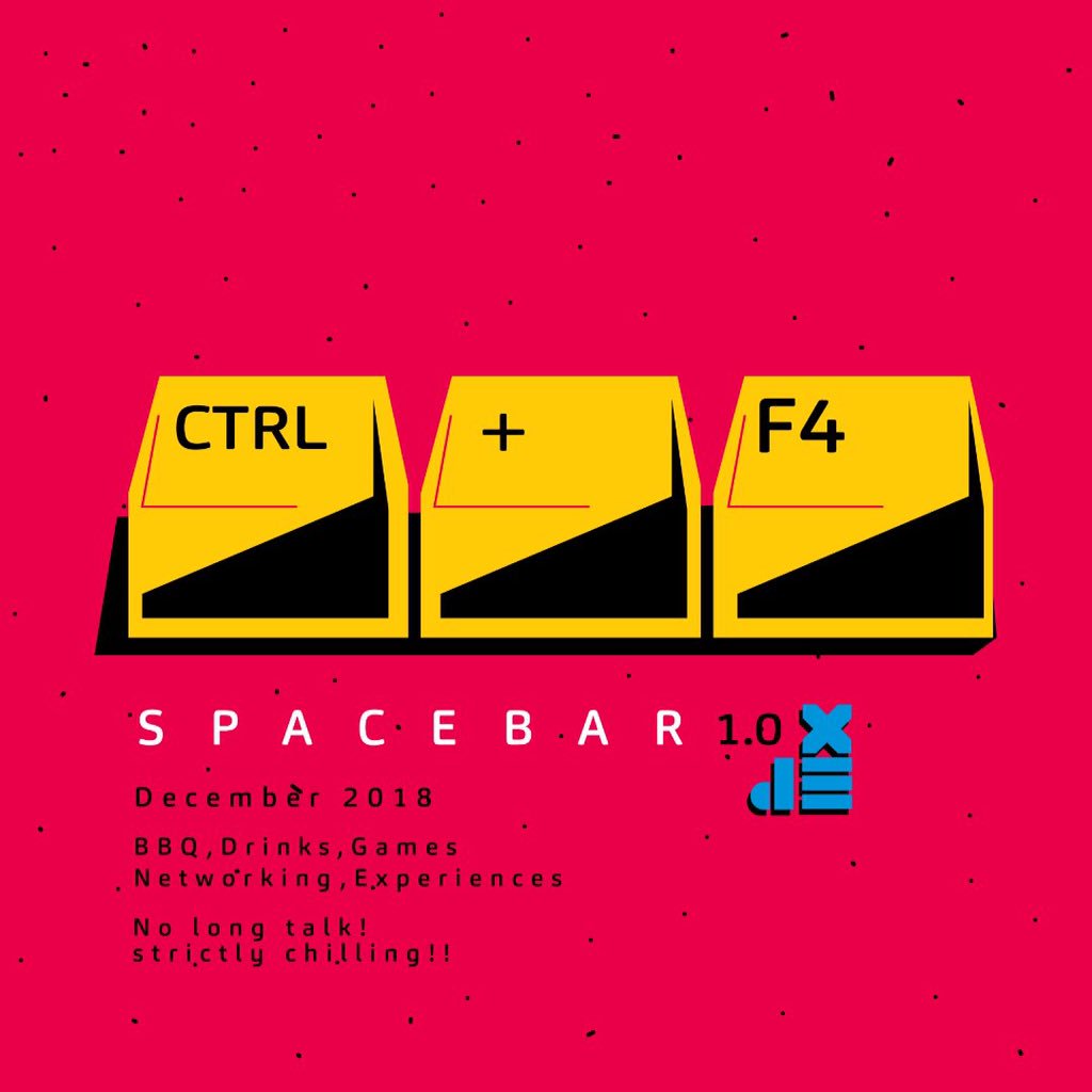 Alright guys, we've got something special coming up 💯🔥
#Artmosphere 3.0 with twist 😉

Watch out for #Spacebar 1.0 this December!! 🚀😎
BBQ, drinks, games, networking 
No long talks, strictly chilling 🍻

#dexghana #creativemeetups #accra #creatives #designers #artmosphere