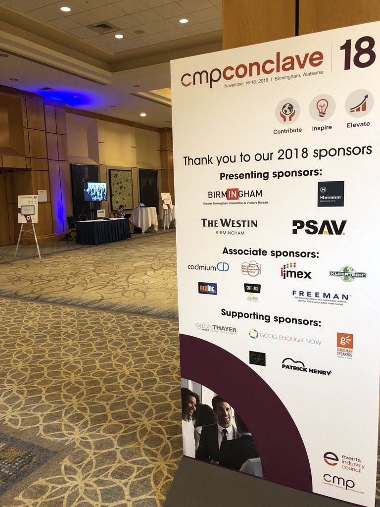 SaltPalaceCC's tweet image. @SaltPalaceCC @VisitSaltLake are so excited to be sponsoring #CMPConclave2018 and the #sustainability initiative of @Events_Council. They are leading us all to a smarter and more innovative #events industry, so inspiring! #SPCCsustainability #SaltLake #INBirmingham